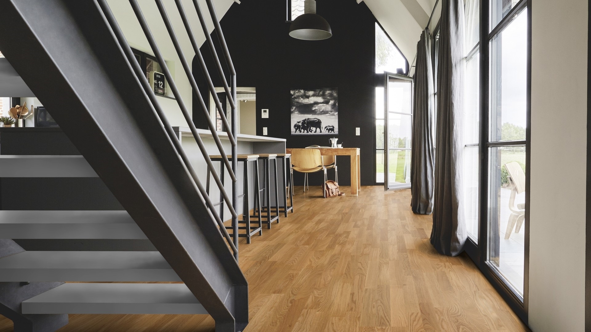 Паркетна дошка Tarkett – Oak Nature (3 Strip) артикул 8723924, колекція Pure