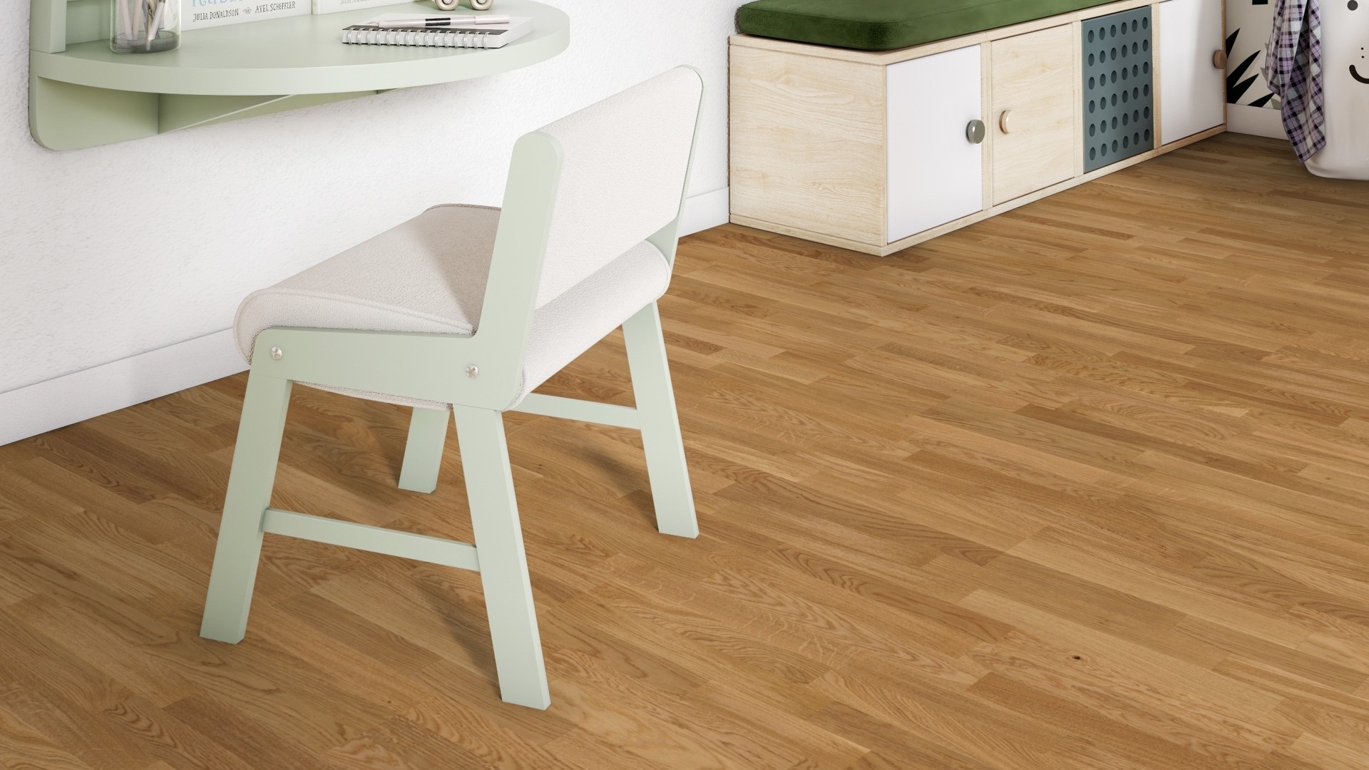 Паркетна дошка Tarkett – Oak Nature (3 Strip) артикул 8723924, колекція Pure