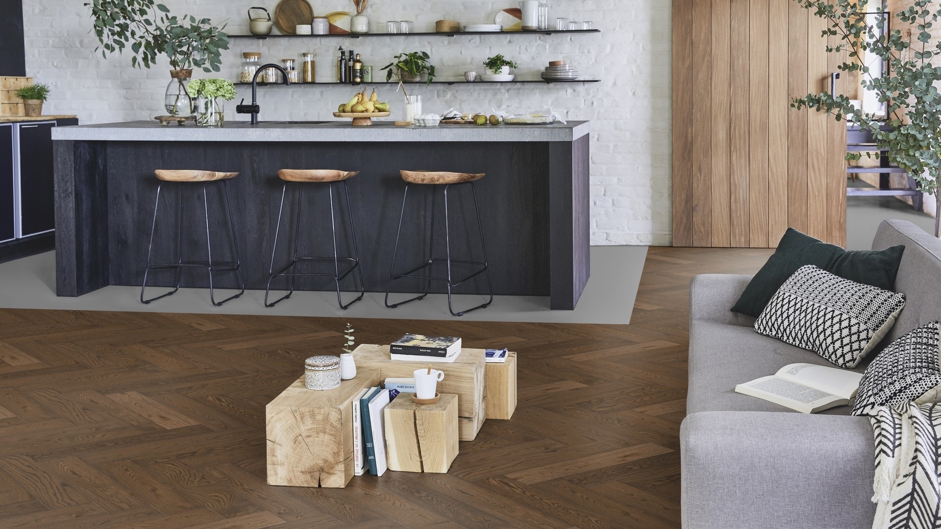 Паркетна дошка Tarkett – Oak Old Brown (L) артикул 41020039, колекція Segno