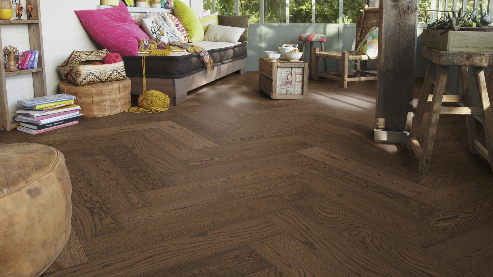 Паркетна дошка Tarkett – Oak Old Brown (R) артикул 41020040, колекція Segno