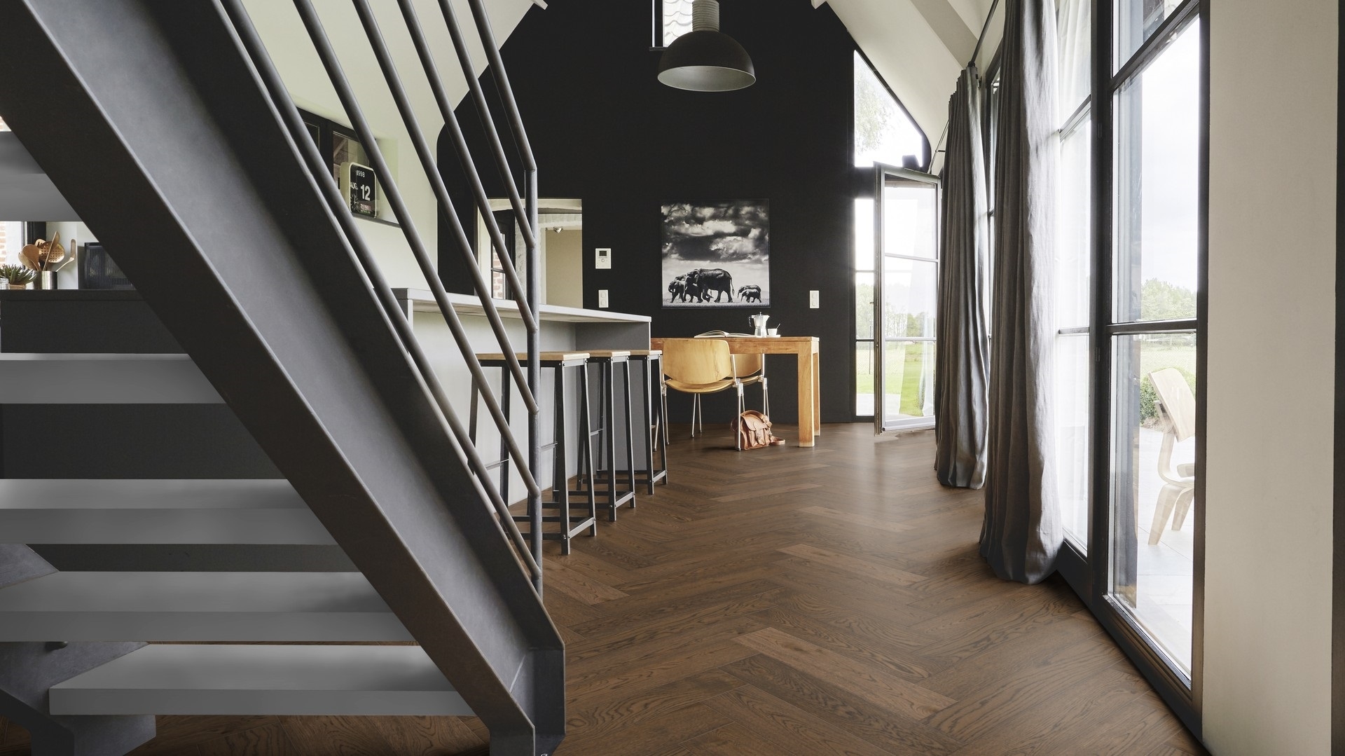 Паркетна дошка Tarkett – Oak Old Brown (R) артикул 41020040, колекція Segno