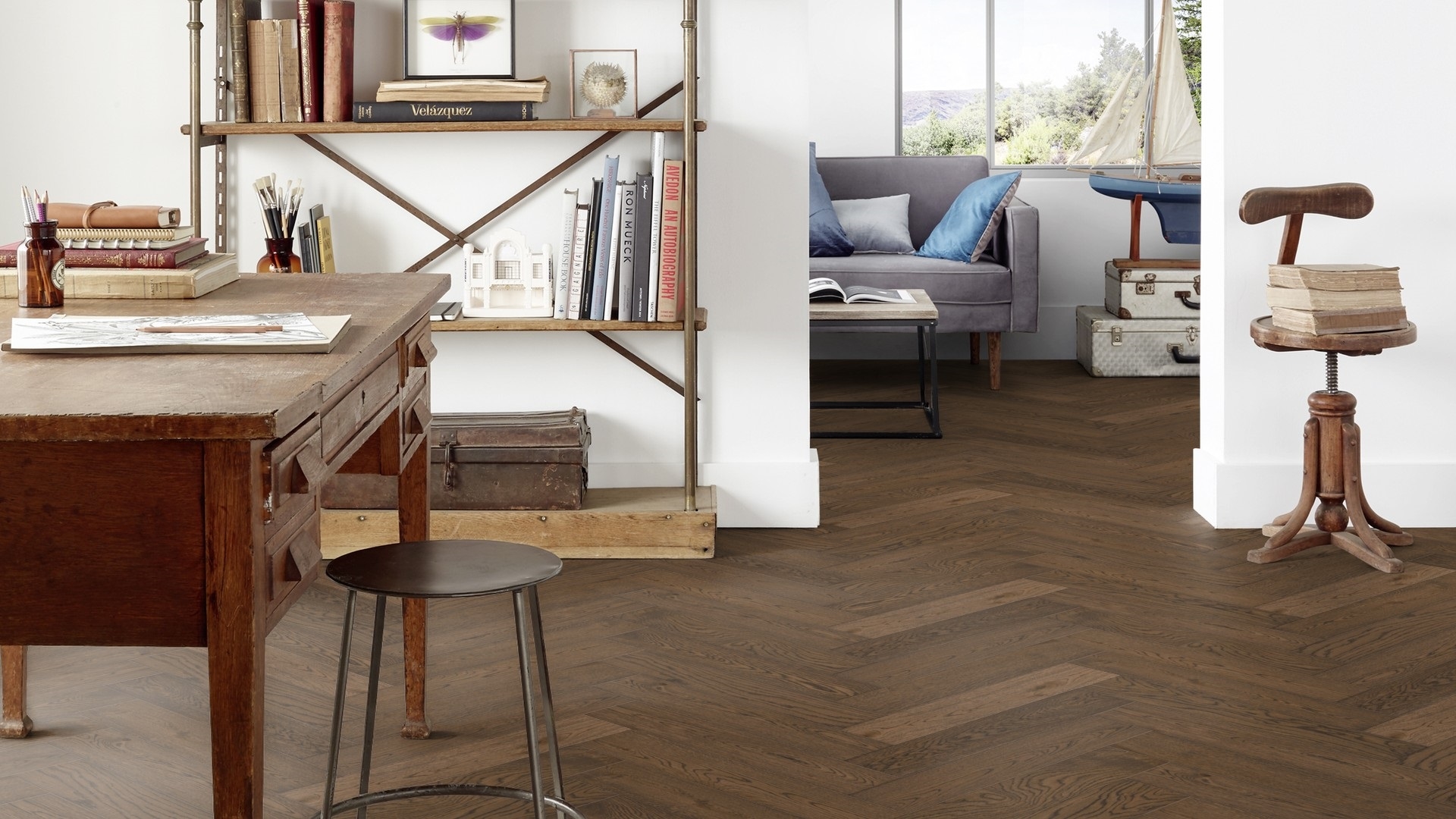 Паркетна дошка Tarkett – Oak Old Brown (R) артикул 41020040, колекція Segno