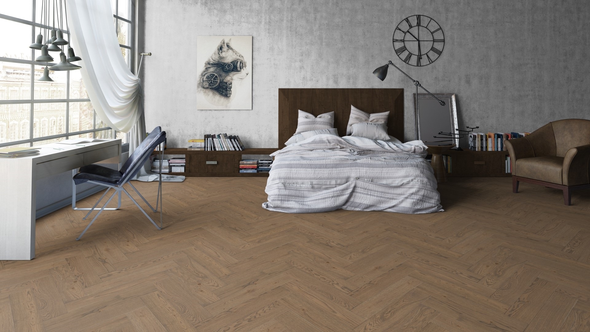 Паркетна дошка Tarkett – Oak Old Grey (L) артикул 41020037, колекція Segno