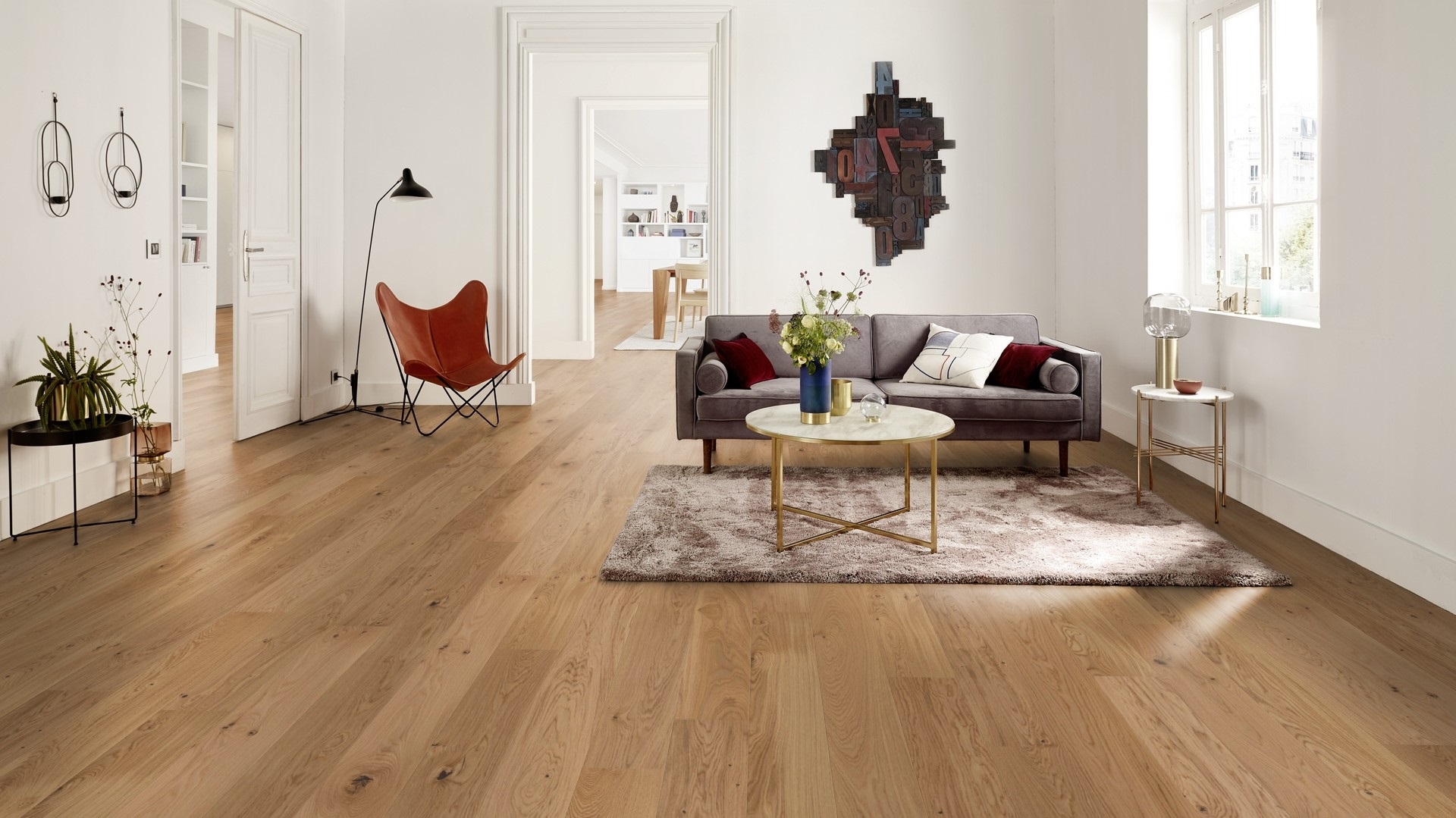 Паркетна дошка Tarkett – Oak Rustic (1 Strip) артикул 7876958, колекція Pure