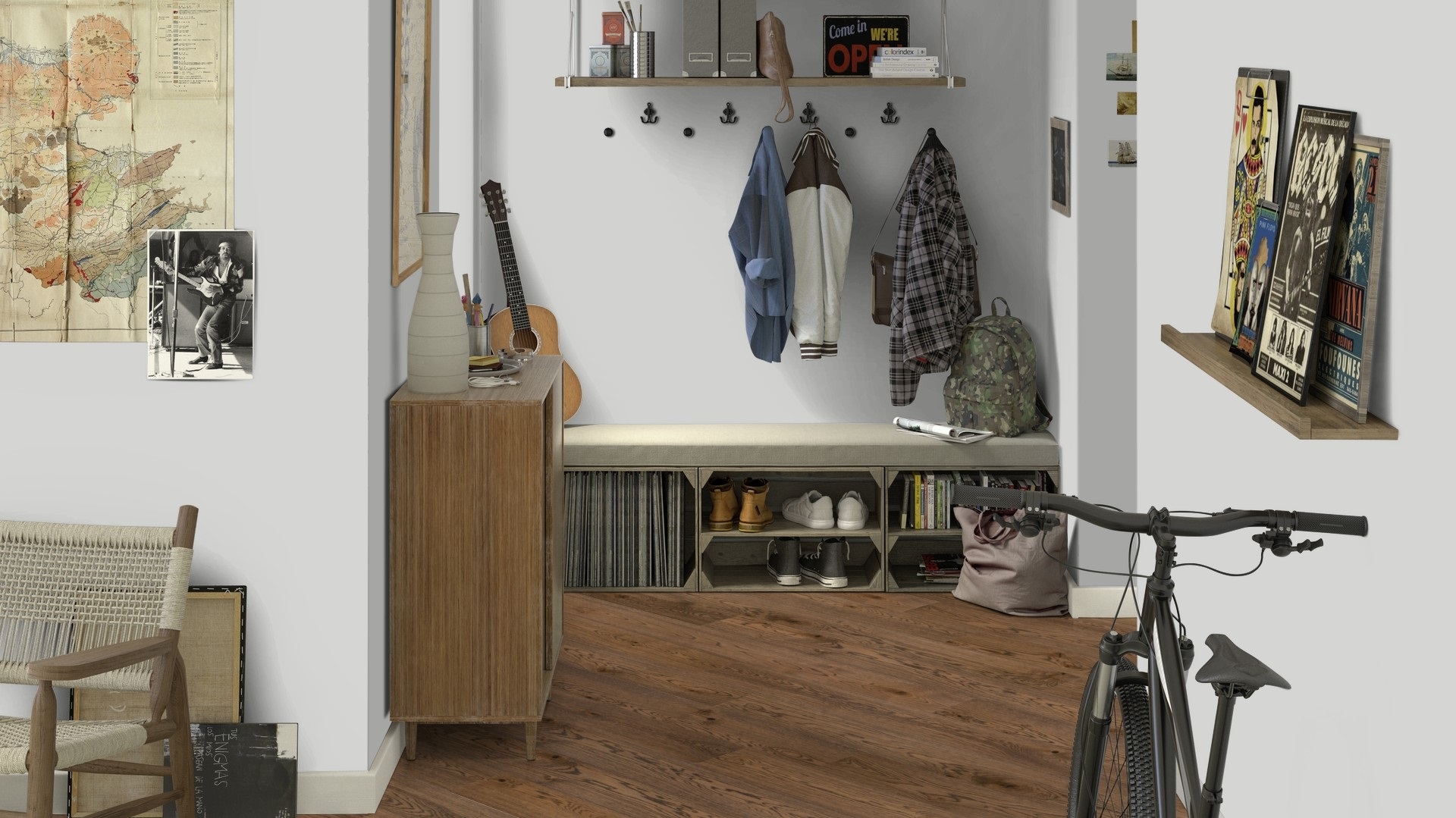 Паркетна дошка Tarkett – Oak Scallop (1 Strip) артикул 7877066, колекція Prestige