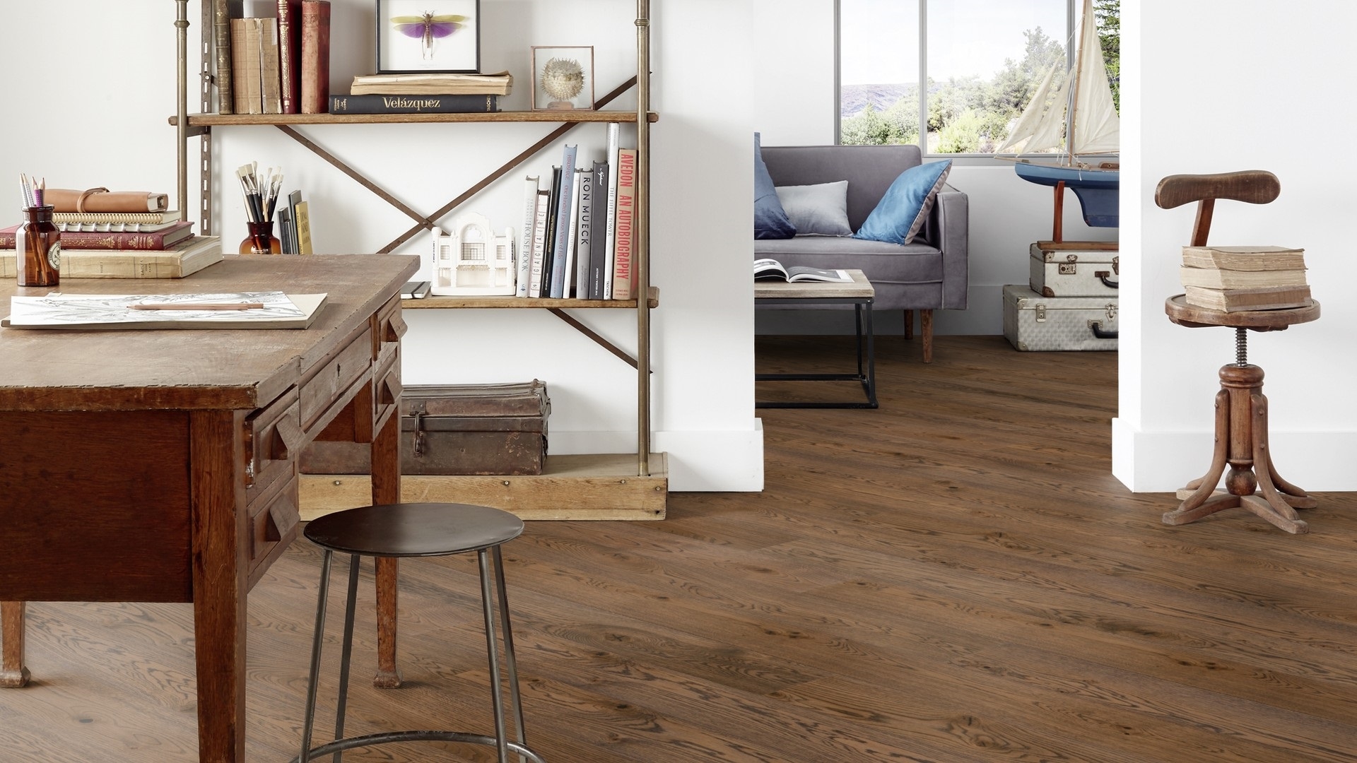 Паркетна дошка Tarkett – Oak Scallop (1 Strip) артикул 7877066, колекція Prestige