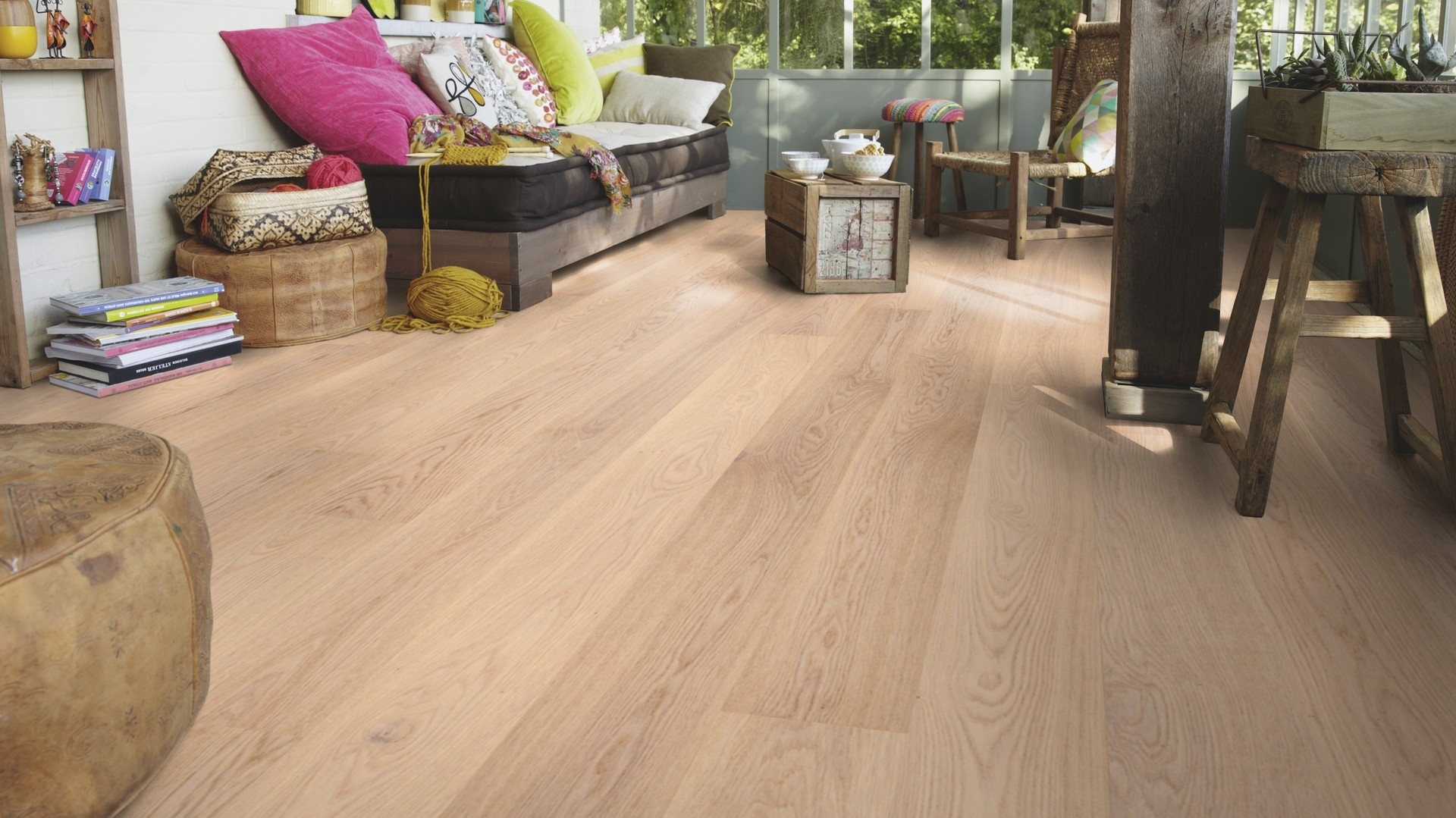 Паркетна дошка Tarkett – Oak Soft Skin (1 Strip) артикул 7876123, колекція Grace